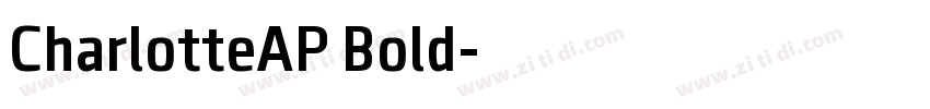 CharlotteAP Bold字体转换